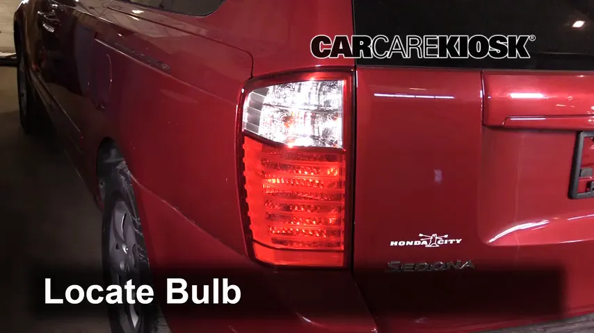 2009 Kia Sedona LX 3.8L V6 Lights Reverse Light (replace bulb)